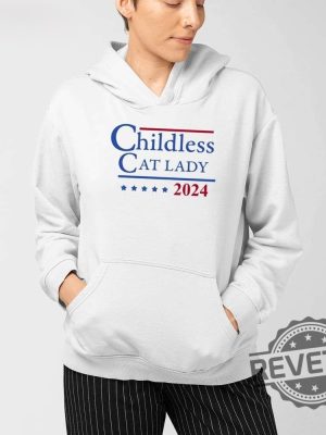 Childless Cat Lady 2024 Shirt Childless Cat Lady Shirt Childless Cat Lady For Kamala Childless Cat Lady Tshirt revetee 3