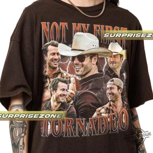 Not My First Tornadeo Shirt If You Feel It Chase It Shirt Glen Powell As Tyler Owens Twisters Unisex Short Sleeve Tee trendingnowe 2