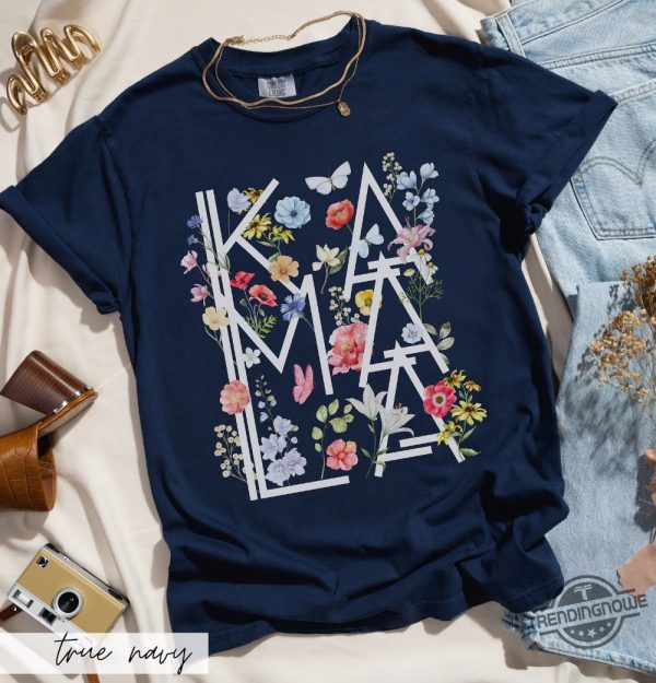 Botanical Kamala Shirt Patriotic Cottagecore Kamala Harris Voting 2024 Presidential Election Tee Artsy Floral Politics Tee trendingnowe 1