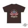Kamala Harris 2024 Shirt Lotus Symbolism Presidential Campaign Unisex Tee Madam President Kamala Harris 2024 Shirt trendingnowe 2