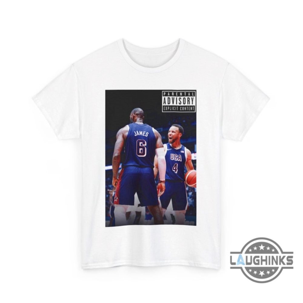 Usa Basketball Shirt Lebron James Stephen Curry Team Usa Olympics Basketball Shooting Shirts