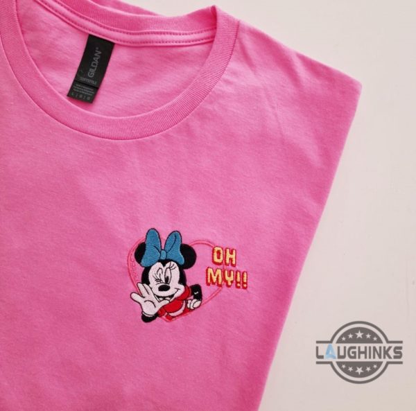 oh my fiesta disney minnie mouse embroidered t shirt