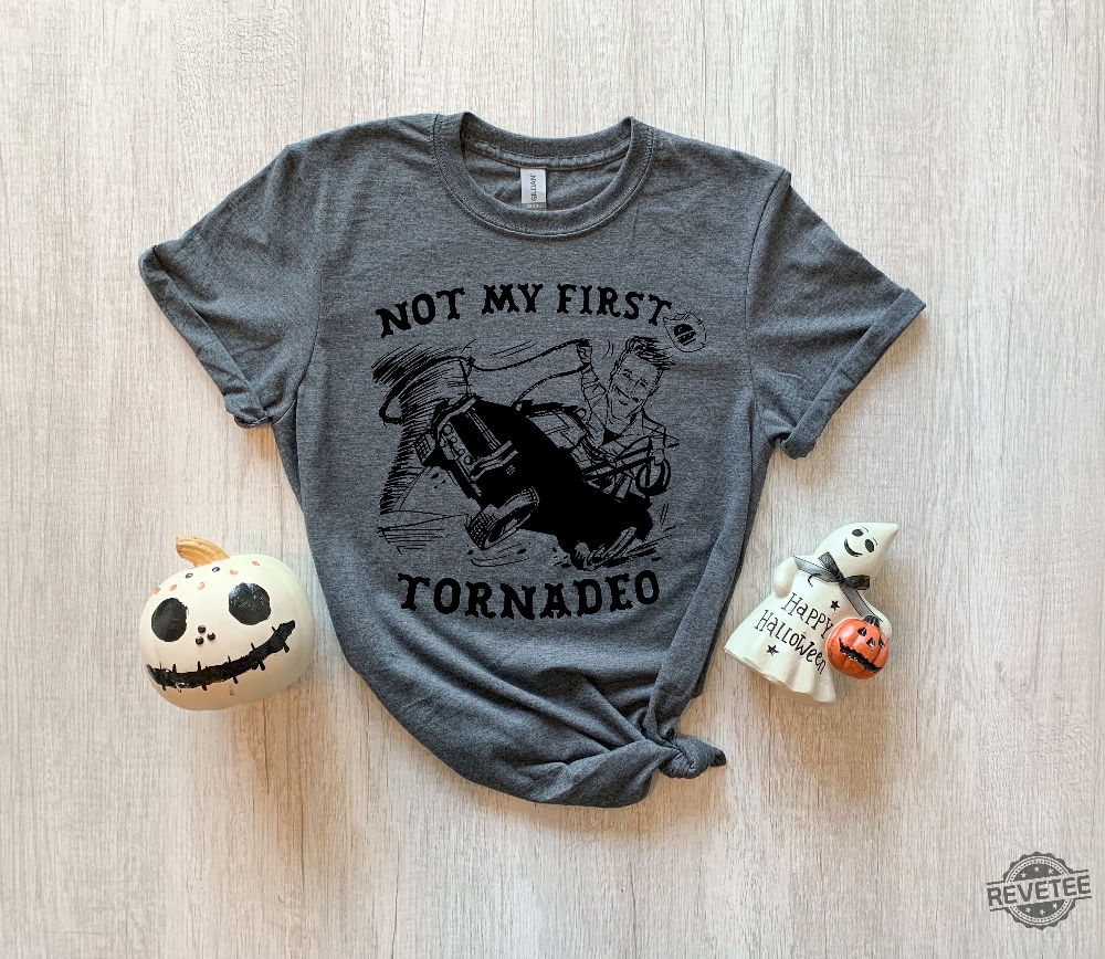 Not My First Tornado Shirt Glen Powell Twisters Shirt