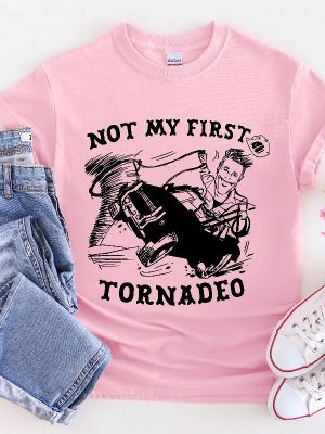 Not My First Tornado Shirt Glen Powell Twisters Shirt revetee 3