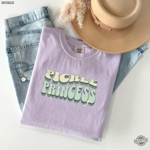 Funny Pickle Shirt Retro Pickle Princess T Shirt Pickle Lovers Clothing Pickle Princess Shirt revetee 2