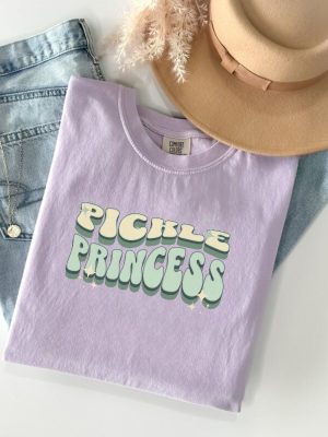 Funny Pickle Shirt Retro Pickle Princess T Shirt Pickle Lovers Clothing Pickle Princess Shirt revetee 2