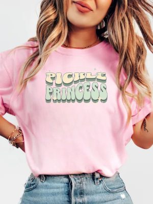 Funny Pickle Shirt Retro Pickle Princess T Shirt Pickle Lovers Clothing Pickle Princess Shirt revetee 3