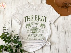 Kamala Harris Coconut Tree The Brat Club Shirt giftyzy 4