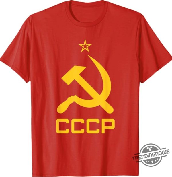 Jd Vance Communist Shirt Cccp Hammer And Sickle Soviet Union Shirt trendingnowe 1