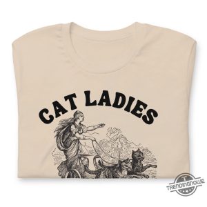 Childless Cat Lady Tee Shirt Kamala Harris Cat Lady T Shirt 2024 Presidential Race Vote Blue Madam President Kamal Shirt trendingnowe 3