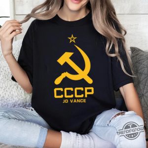 Jd Vance Communist Shirt V2 Cccp Hammer And Sickle Soviet Union Shirt trendingnowe 3