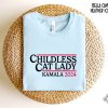 Childless Cat Lady For Kamala 2024 Shirt Kamala Harris Shirt Women Vote Shirt Childless Cat Lady T Shirt revetee 1