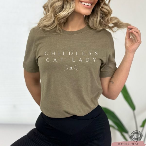 Childless Cat Lady T Shirt Elections 2024 Shirt Miserable Childless Shirt Childless Cat Lady T Shirt revetee 1