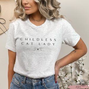 Childless Cat Lady T Shirt Elections 2024 Shirt Miserable Childless Shirt Childless Cat Lady T Shirt revetee 2