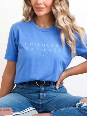 Childless Cat Lady T Shirt Elections 2024 Shirt Miserable Childless Shirt Childless Cat Lady T Shirt revetee 5