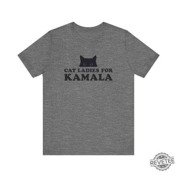 Cat Ladies For Kamala T Shirt Childless Cat Lady Shirt Elect Kamala Harris Childless Cat Lady T Shirt revetee 3