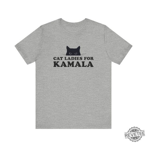 Cat Ladies For Kamala T Shirt Childless Cat Lady Shirt Elect Kamala Harris Childless Cat Lady T Shirt revetee 4