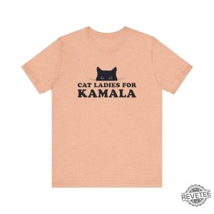 Cat Ladies For Kamala T Shirt Childless Cat Lady Shirt Elect Kamala Harris Childless Cat Lady T Shirt revetee 6