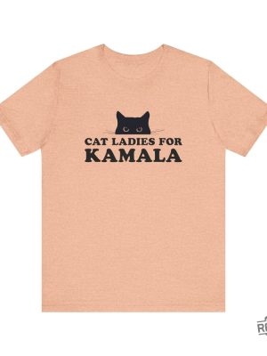 Cat Ladies For Kamala T Shirt Childless Cat Lady Shirt Elect Kamala Harris Childless Cat Lady T Shirt revetee 6