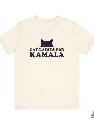 Cat Ladies For Kamala T Shirt Childless Cat Lady Shirt Elect Kamala Harris Childless Cat Lady T Shirt revetee 7