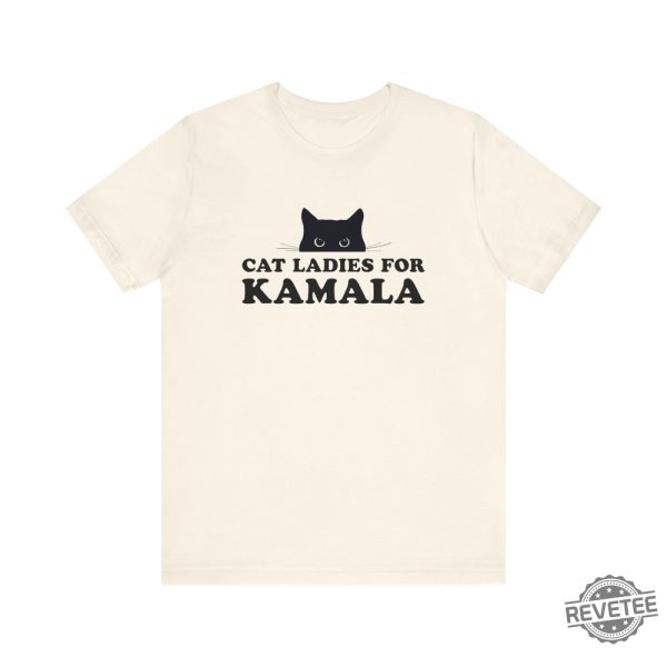 Cat Ladies For Kamala T Shirt Childless Cat Lady Shirt Elect Kamala Harris Childless Cat Lady T Shirt revetee 7