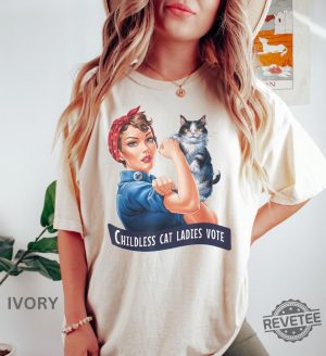 Childless Cat Lady Shirt Childless Cat Ladies Shirt Kamala Harris Shirt Childless Cat Shirt Childless Cat Lady T Shirt revetee 2