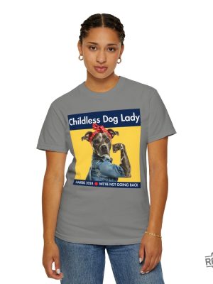 Childless Dog Lady Shirt Kamala Harris Campaign Childless Cat Dog T Shirt revetee 6