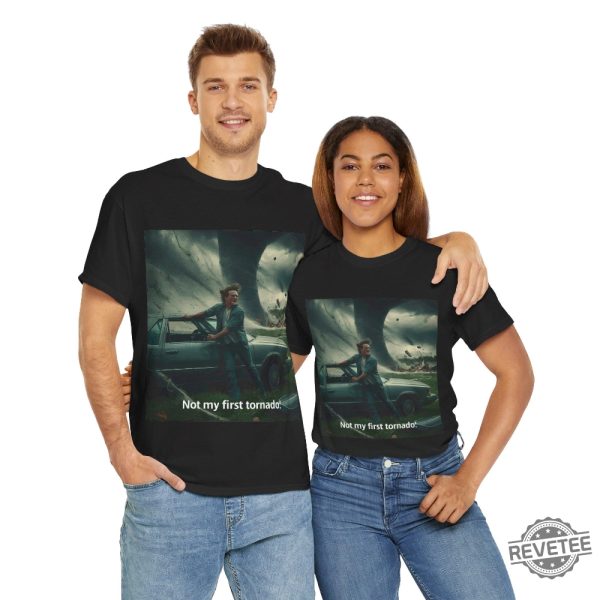 Not My First Tornado Shirt Twisters T Shirt Glen Powell Twisters Shirt Glen Powell Shirt Twisters 2024 Shirt revetee 5