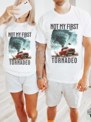 Not My First Tornado Shirt Twisters T Shirt Glen Powell Twisters Shirt Glen Powell Shirt Twisters 2024 Shirt revetee 2 1