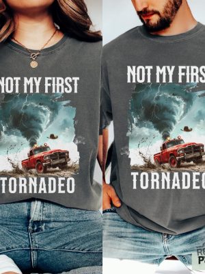 Not My First Tornado Shirt Twisters T Shirt Glen Powell Twisters Shirt Glen Powell Shirt Twisters 2024 Shirt revetee 6