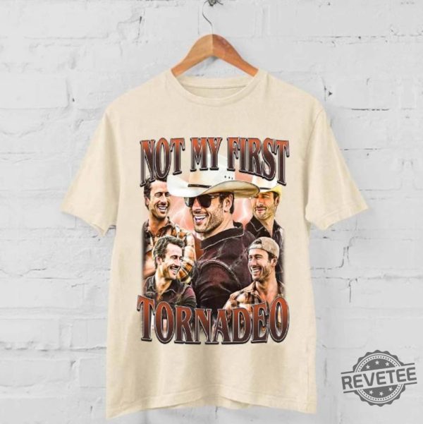 Not My First Tornado 90S Vintage Shirt Twisters T Shirt Glen Powell Twisters Shirt Glen Powell Shirt Twisters 2024 Shirt revetee 3