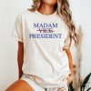 Kamala Harris 2024 Tshirt Madam President Kamala Harris Hoodie Kamala Rally Sweatshirt Dnc Democat Gifts Lets Finish The Job I Am Speaking 24 Shirt giftyzy 2