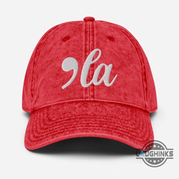 comma la embroidered dad hat and baseball cap kamala harris for president 2024 mala hats laughinks 9