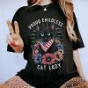 Proud Childless Cat Lady Shirt Funny Cat Lady Shirt Black Cat Feminist Shirt Childless Cat Lady Kamala 2024 Election Shirt trendingnowe 1