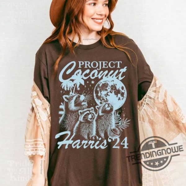 Project Coconut Shirt Kamala Harris Tee Childless Cat Lady T Shirt Kamalanomenon President Harris Shirt trendingnowe 3