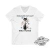 Childless Cat Lady Who Votes V Neck Shirt Retro Atomic Kitschy Cat Tee trendingnowe 1