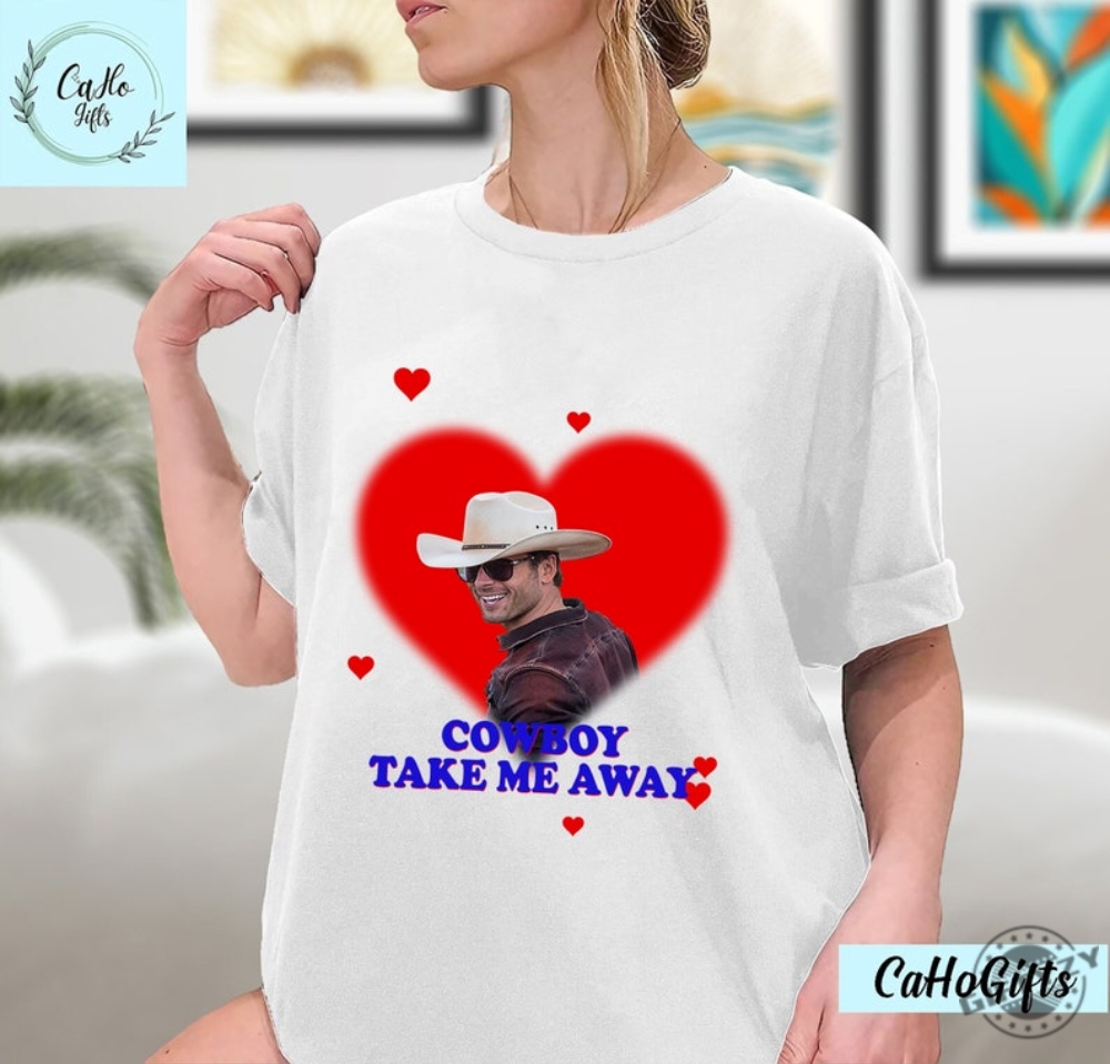 Cowboy Take Me Away Glen Powell As Tyler Owens Twister 2024 Shirt