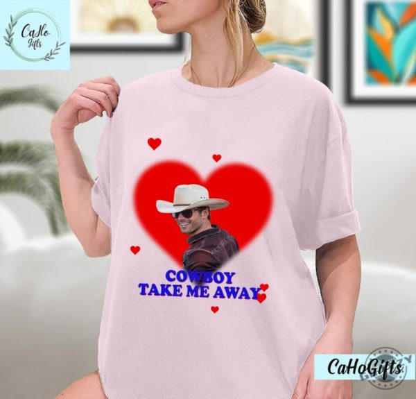 Cowboy Take Me Away Glen Powell As Tyler Owens Twister 2024 Shirt giftyzy 2