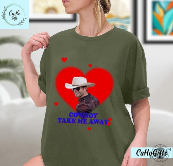 Cowboy Take Me Away Glen Powell As Tyler Owens Twister 2024 Shirt giftyzy 4