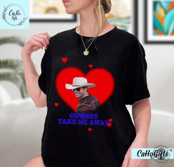 Cowboy Take Me Away Glen Powell As Tyler Owens Twister 2024 Shirt giftyzy 5