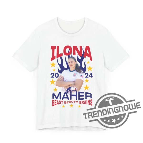 Ilona Maher Shirt Maher Spangled Banner T Shirt trendingnowe 1