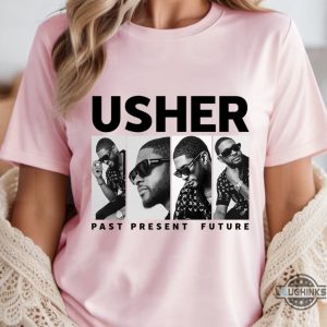 usher past present and future tour shirt 2024 usher concert tshirt sweatshirt hoodie laughinks 2