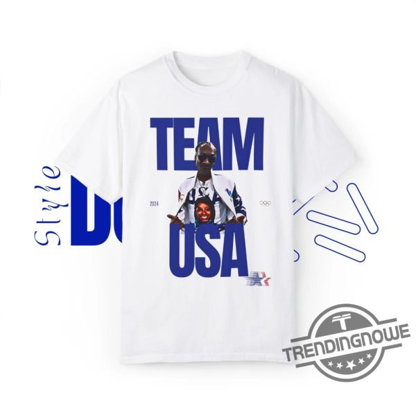 Snoop Dogg Simone Biles Shirt Team Usa 2024 Tee Shirt Paris Olympics National Team T Shirt Gift Souvenir Tee Shirt trendingnowe 2