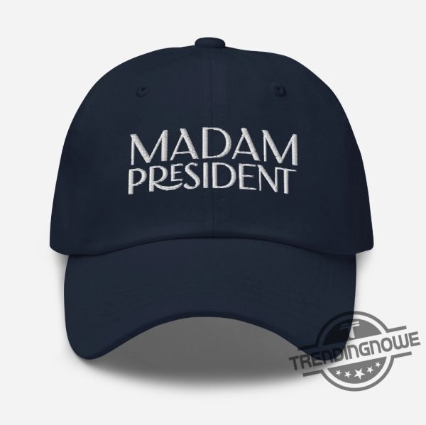 Madam President Hat Vote Kamala Harris 2024 Usa Presidential Election Hat Democrat Gift 47 Cap trendingnowe 1