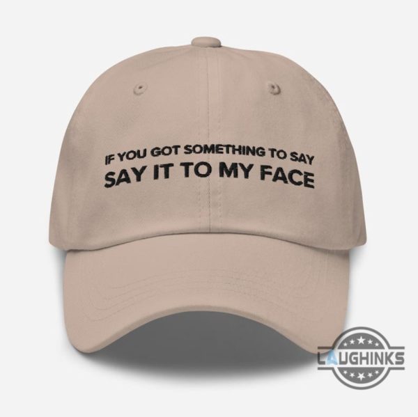 well donald say it to my face embroidered baseball cap kamala harris hats 2024