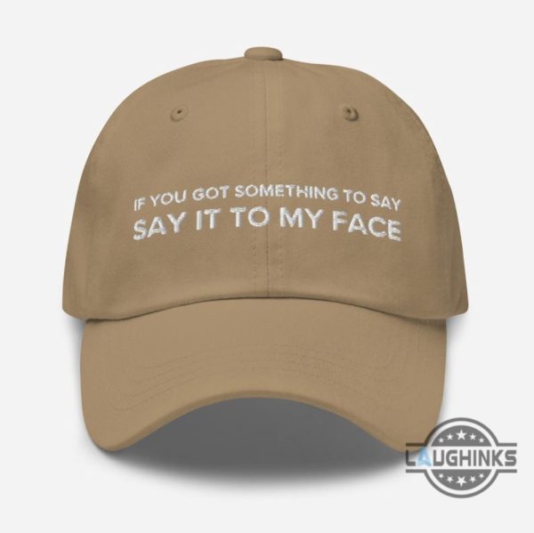 well donald say it to my face embroidered baseball cap kamala harris hats 2024