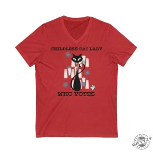 Childless Cat Lady Who Votes Retro Atomic Kitschy Cat Shirt giftyzy 4