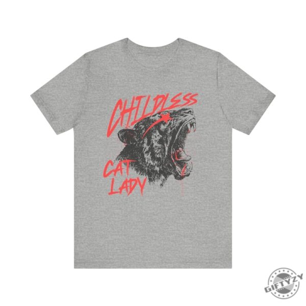 Childless Cat Lady Tarot Card Shirt Skeleton Design Hoodie Unisex Tshirt Vote 2024 Sweatshirt Election Humor Shirt giftyzy 1