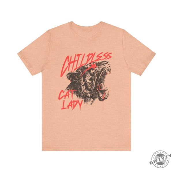 Childless Cat Lady Tarot Card Shirt Skeleton Design Hoodie Unisex Tshirt Vote 2024 Sweatshirt Election Humor Shirt giftyzy 5