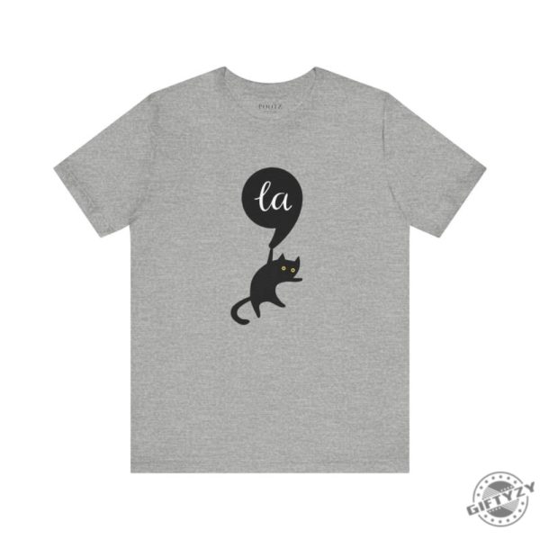 Kamala Cat Shirt Comma La Cat Childless Cat Lady Tshirt Gift For Feminist Sweatshirt Kamala 2024 Hoodie Kamala Rally Shirt Gift For Cat Lover giftyzy 6